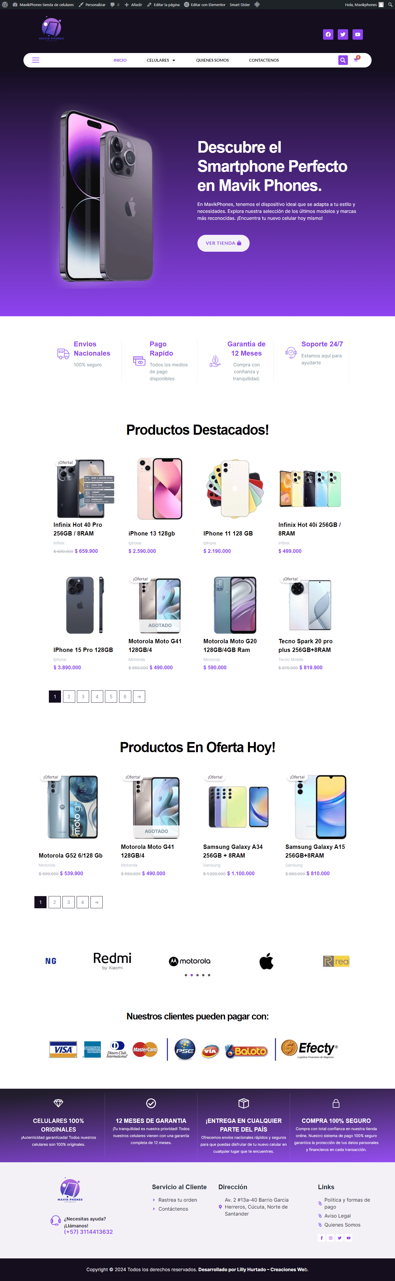 MavikPhones tienda de celulares mavikphones.com