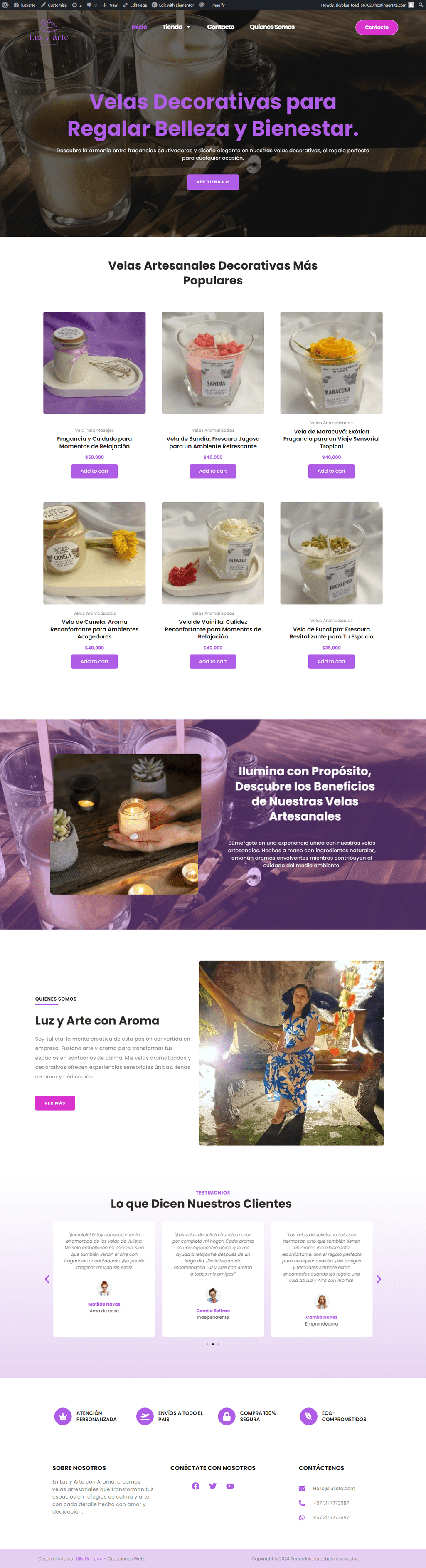 Tienda Online Velas Artesanales 1 1